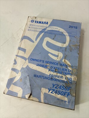 Yamaha YZF 450 2015 Besitzer Service Werkstatthandbuch #12