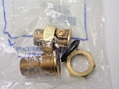 1/2'' GU 125 Union Bronze Isolation Valve Pair (Threaded)