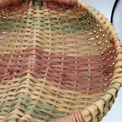 Tkany kosz do zbierania jaj - ręcznie robiony - duży styl butta - dekoracja kuchni domu wiejskiego - Zdjęcie 7 z 24