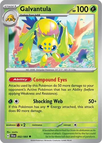 Galvantula 002/064 Sv: Shrouded Fable