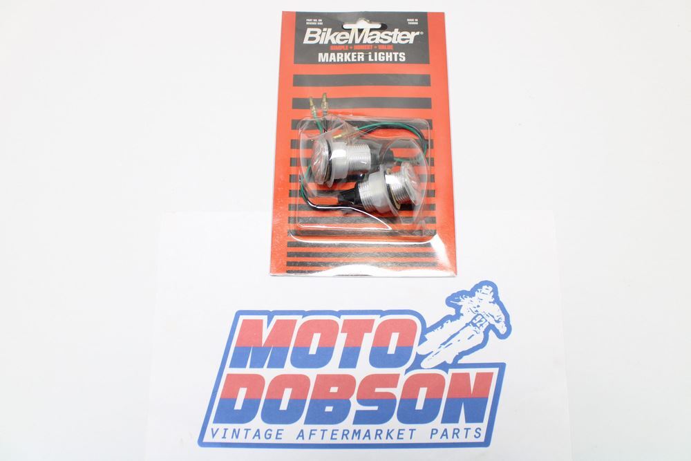 BikeMaster Marker Lights Mini Flush Mount Clear 268281 | eBay