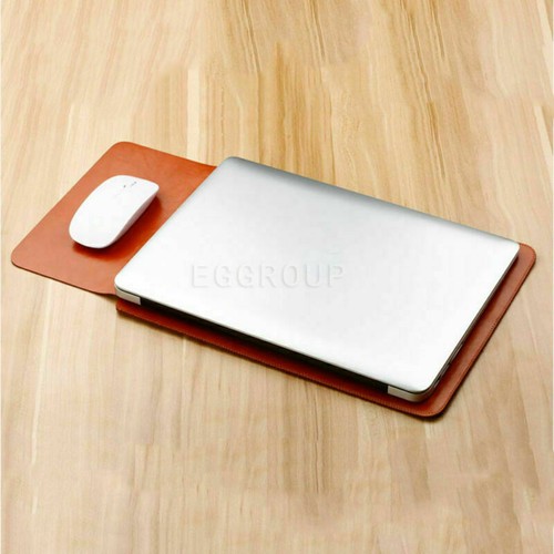 Laptop Sleeve Bag Leather Case Pouch For MacBook Air 11 12 Pro 13 15 NoteBook PC - Afbeelding 24 van 31