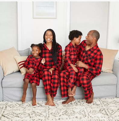TARGET Christmas Matching Family Pajamas Buffalo Check Women Nightgown XL  XXL | eBay