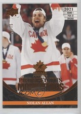 2023 Upper Deck Team Canada Juniors Electric Orange 16/75 Nolan Allan 12ns