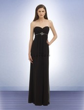BILL LEVKOFF DESIGNER BLACK CHIFFON-FORMAL GOWN-SIZE 8-MRP 265-NWT