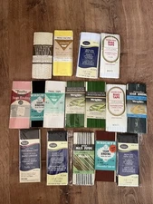 Vintage Bias Tape, Seam Binding and Hem Tape Lot Of 16 Vintage