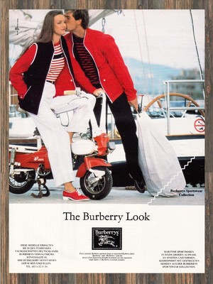 Burberry - Burberrys of London - Reklame Werbeanzeige Original-Werbung 1982 (3)