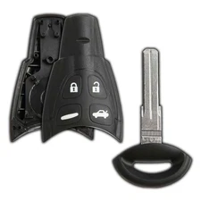 Key Fob Remote Shell Case Replacement for Saab LTQSAAM433TX