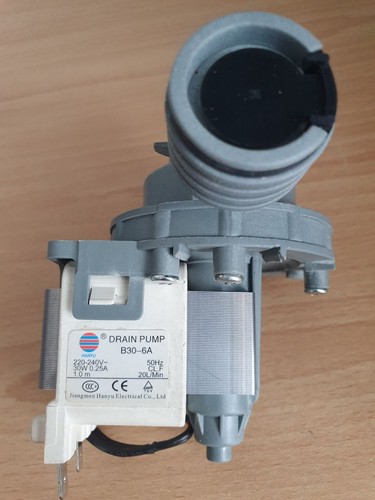 Ablaufpumpe   Hanyu B30-6A  230 V, 50 Hz, 30 W für Geschirrspüler  Gandy