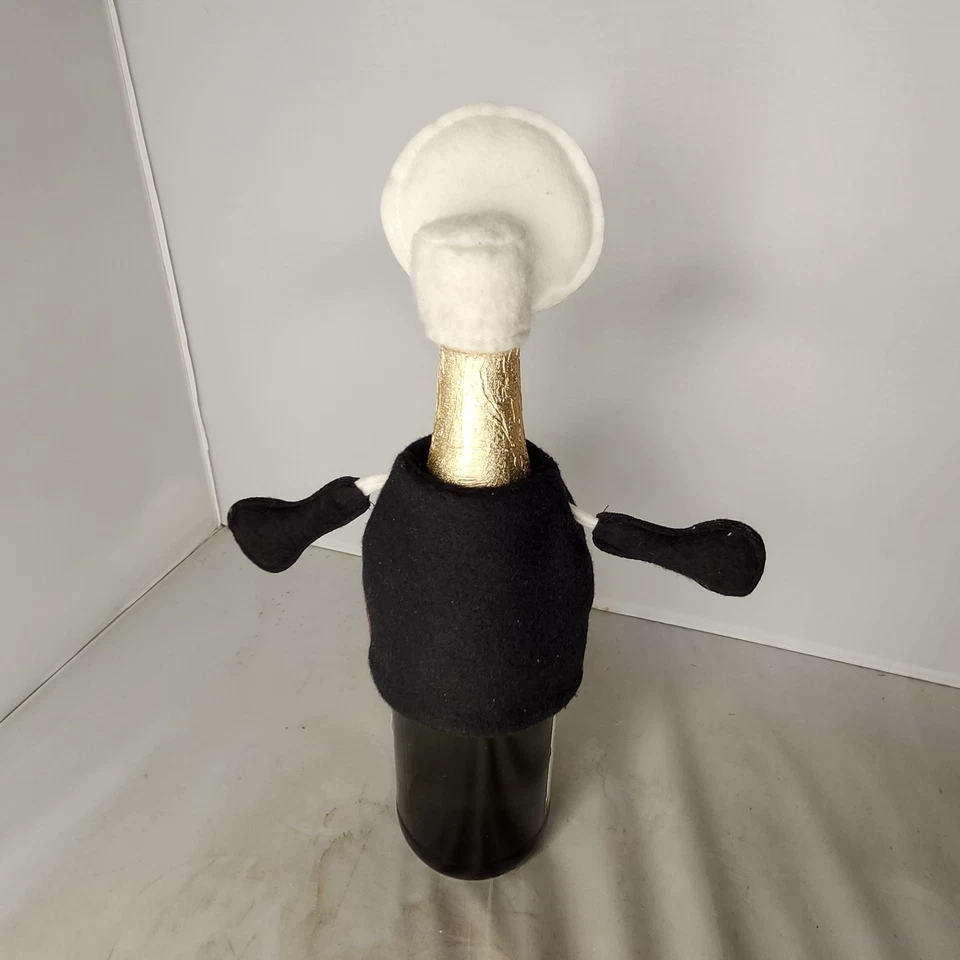 Boneca esqueleto caveira garrafa de vinho capa bolsa figura dia dos mortos decoração Halloween - Imagem 4 de 4