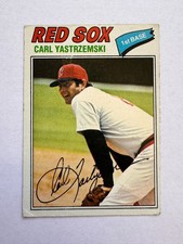 1977 Topps #480 HOFer Carl Yastrzemski Boston Red Sox (Lower grade)