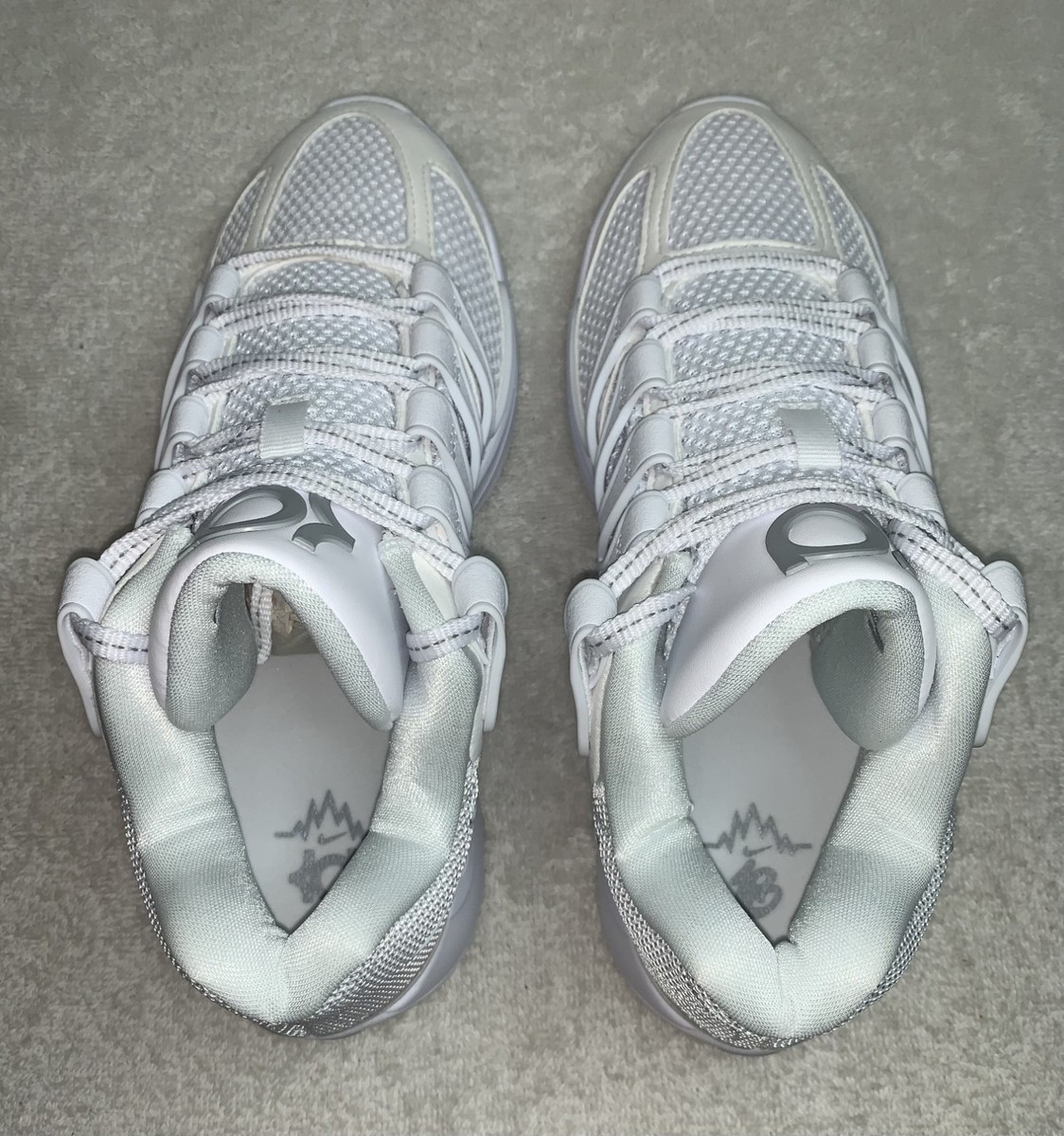 NIKE KD18 KD 18 MEN'S SIZE 7.5 BASKETBALL SHOES WHITE WHITE IM0634