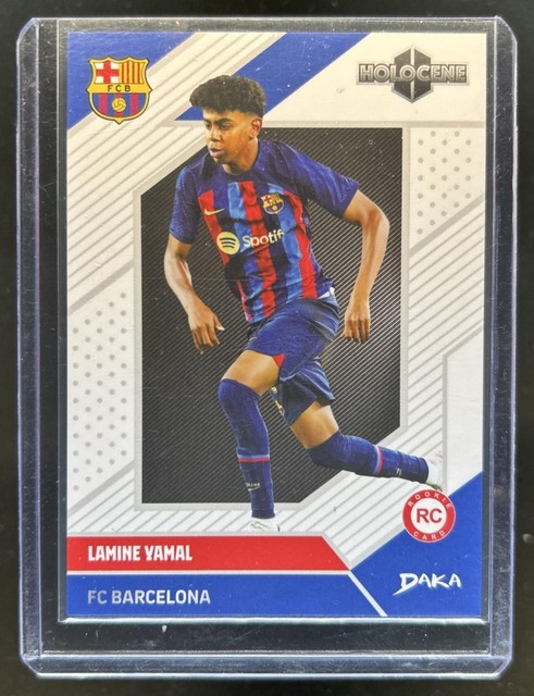 2022-23 Daka Holocene FCB Lamine Yamal Rookie Card RC #21 Barcelona