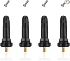 4 PCS TPMS 20008 Tire Valve Stem, Rubber Airtight Tire Pressure Sensor Valve Ste