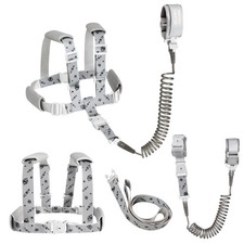 Toddler Leash  Harness, 4-in-1 Anti-Lost Safety Strap with Reflective Gray