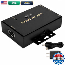 Jidetech Hdmi To Vga Converter Audio 1080P Active Hdmi Source To Vga Display
