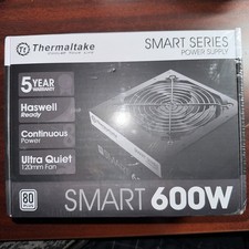 Thermaltake Smart 80 Plus 600-Watt ATX Computer Power Supply NEW