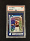 Jayden Daniels 2024 Donruss Optic Preview Blue Scope PSA 9 Commanders RC #389