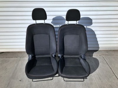 15 MITSUBISHI LANCER EVOLUTION EVO X FINAL EDITION FRONT CLOTH SEATS RED STITCH