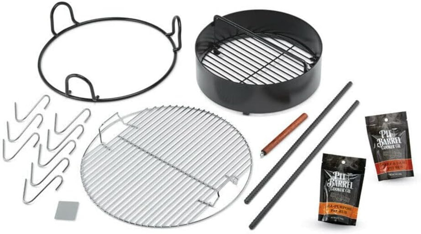 Pit Barrel Cooker Classic Package - 18.5 Inch Drum Smoker | Porcelain Coated Ste