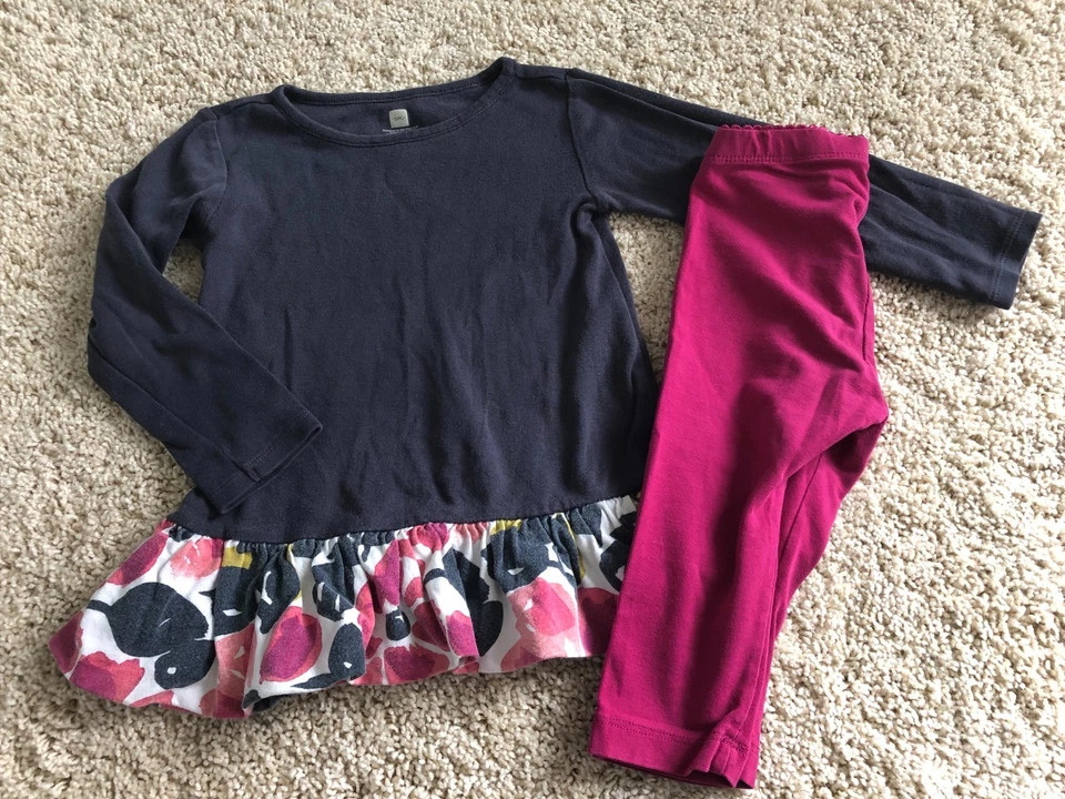 Lote Vestido + Leggings Niña COLECCIÓN TÉ Talla 3 Foto 3 de 4