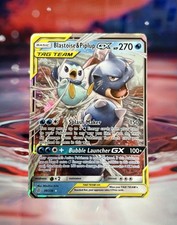 Pokémon TCG Blastoise & Piplup GX Tag Team 38/236 Cosmic Eclipse