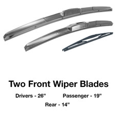 Subaru Outback 2009 - 2015 Front and Rear Windscreen Wiper Blades