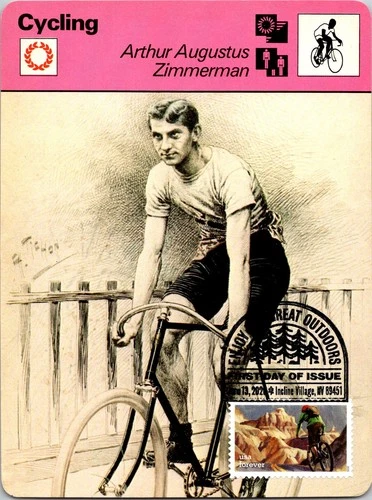 Dr Jim Stamps Maximum Card Mountain Biking Forever Fdc