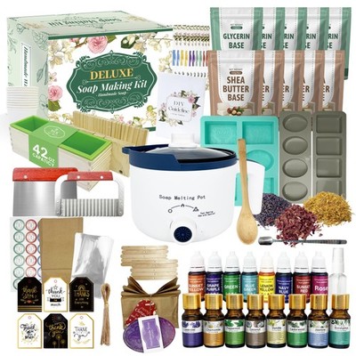 Deluxe Soap Making Kit for Soap Making, DIY Soaps Making Full Set Kits Includ...