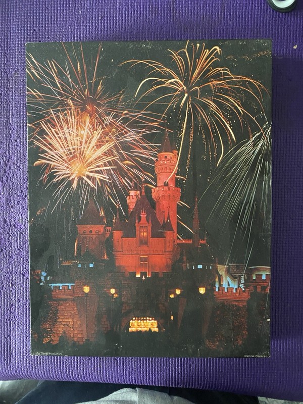Vintage Springbok Puzzle Disneyland Castle Complete
