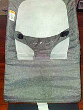 Baby Delight Portable Infant Baby Bouncer Seat, Gray  White