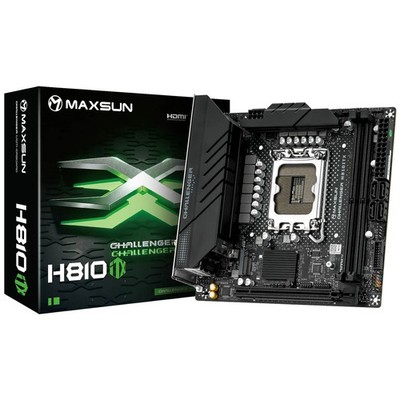 Motherboard MAXSUN Challenger H810ITX WiFi Mini ITX LGA1851 MS-CHA-H810ITXWIFI
