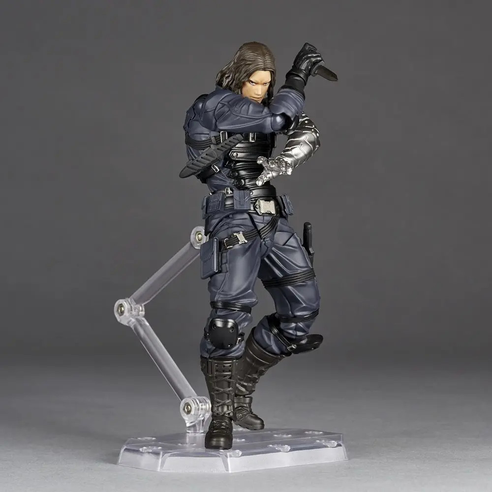 Kaiyodo Winter Soldier Revoltech Yamaguchi Bucky Barnes Action