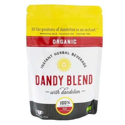 50 Cup Bag of Organic Dandy Blend Instant Herbal Beverage with 3.53 oz 
