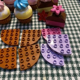 LEGO DUPLO 6785 Creative Cakes dessert set, 100% complete w EXTRA Cupcake Flower