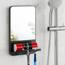 Taili Fogless Shower Shaving Mirror with Razor Holder for Clear Visibility.