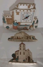 Vintage 1995 Burwood Homco Southwest Clock Wall Decor Set 3 Home Decor Nostalgic
