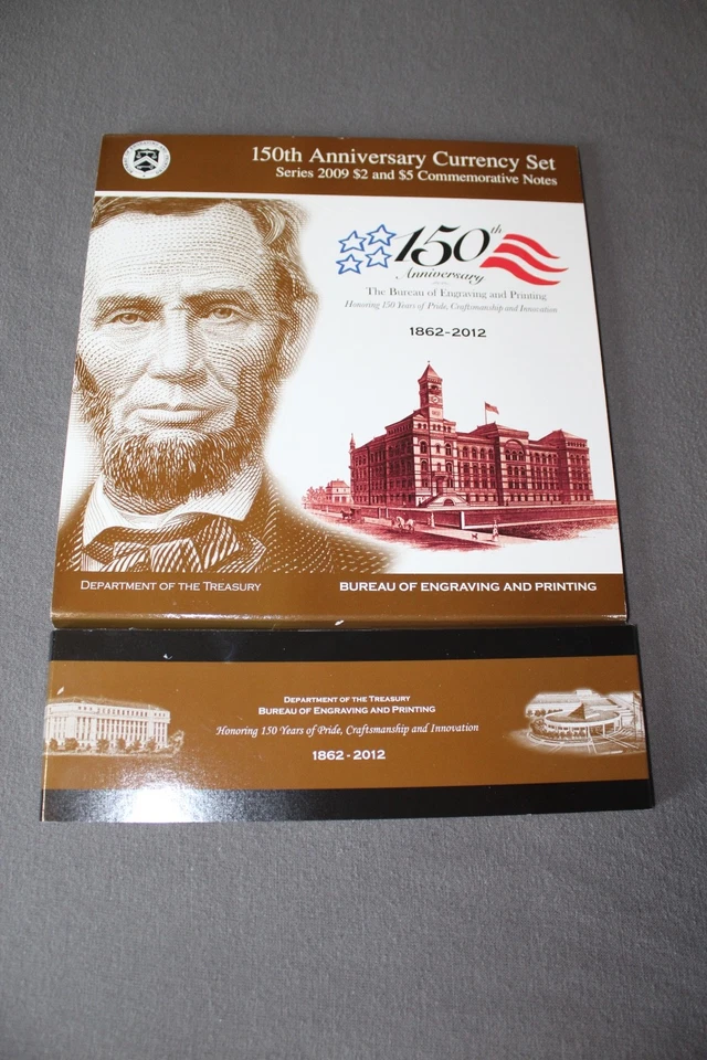 150th Anniversary Currency set series 2009 $2-$5 commemorative notes free ship - Image 2 of 4