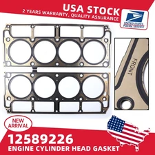 LS1 Cylinder Head Gaskets PAIR Multi Layer Steel MLS 3.920 Bore LS 4.8L 5.3L 5.7