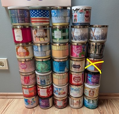 Bath and Body Work 3 Docht Kerze 22  je Kerze