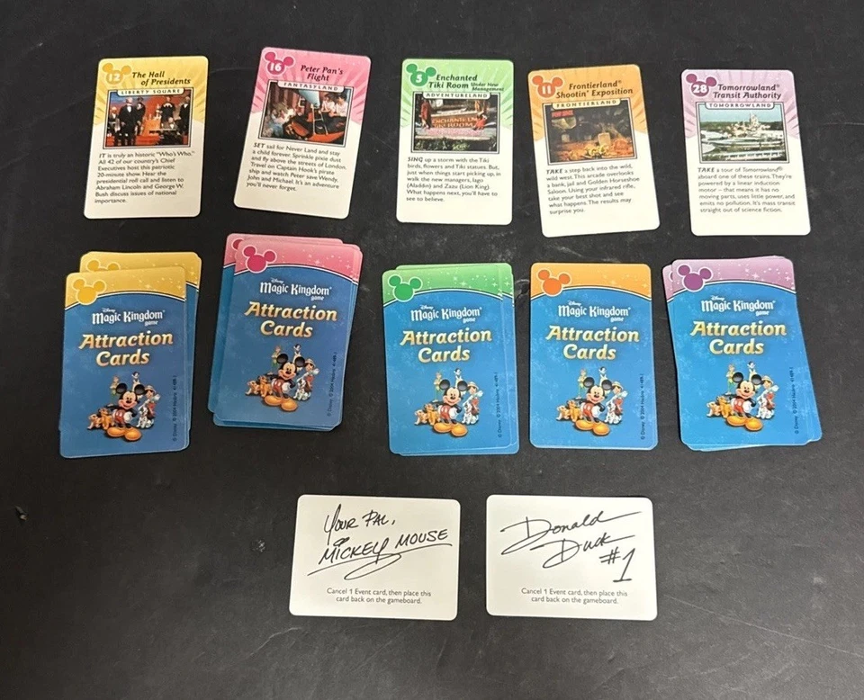 Disney Magic Kingdom Board Game Parker Brothers 99% Complete Mickey Donald 3D - Image 4 of 4