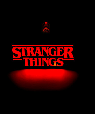 Stranger Things LED Light Box Sign USB Powered 3D Print