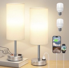 Dicoool Touch Table Lamp for Bedroom Set of 2 - Small Desk Lamp for Dorm  US...