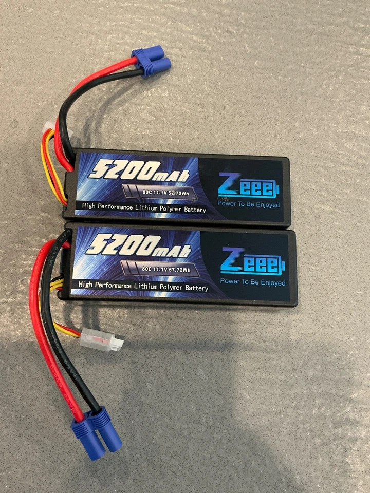 2pk Zeee Power 11.1V 80C 5200mAh 57.72wh Batteries for RC NEW OPEN BOX - Image 2 of 4