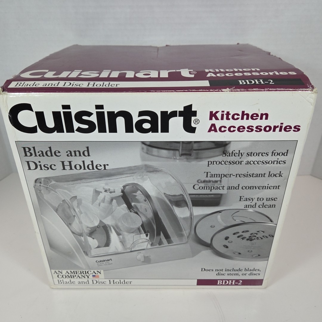 Cuisinart Food Processor Blade and Disc Holder White Model B