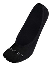 ZeroSock Bamboo Viscose Ultra-Low No Show Socks 4 Pairs Per Box 7-10.5 Black