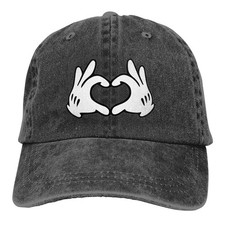 TTYGJ Cowboy Trucker Hat for Men Women - Retro Denim One Size, Style 1
