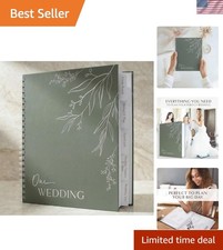 Beautiful Minimalistic Wedding Planner Book and Organizer - Enhance Excitemen...
