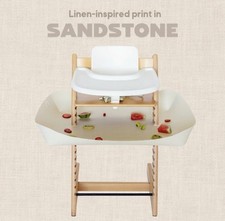 CATCHY - Food Catcher - Compatible with Stokke Tripp Trapp High Chair Sandstone