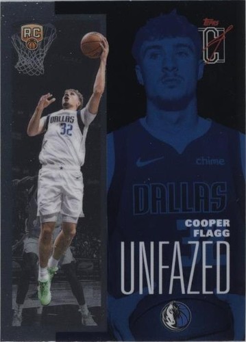 2025-26 Topps Signature Cooper Flagg Unfazed RC Mavericks Rookie